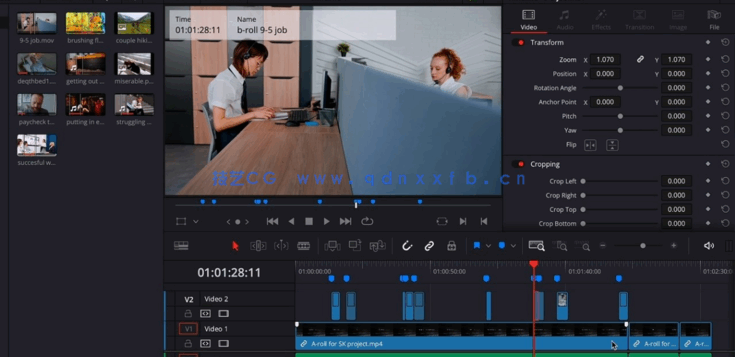 [DaVinci Resolve] Davinci Resolve 18视频编辑初学者入门指南视频教程(图6)