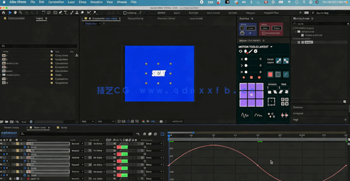 After Effects时尚动感字体动画实例制作视频教程(图3)