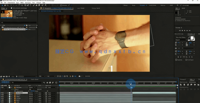AE手指交叉视觉特效实例制作视频教程(图2)