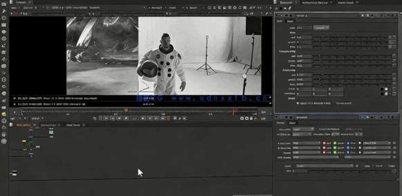 Nuke好莱坞级别抠像与2.5D背景合成特效视频教程(图1)