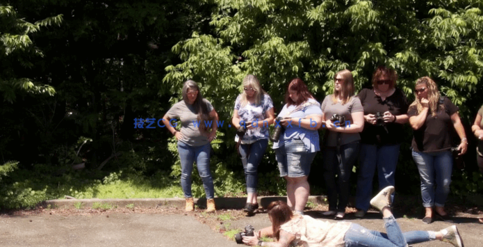  室外女童自然光线摄影避免阴影技巧视频教程 (图4)