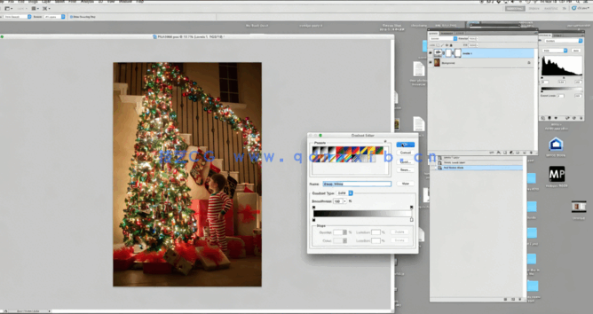 圣诞节布置圣诞树场景摄影及后期调色视频教程(图5)