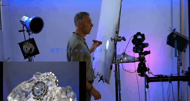 冻结手表商业摄影艺术与后期制作工作流视频教程 (图4)