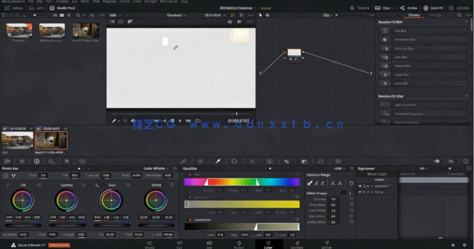 [DaVinci Resolve] DaVinci Resolve色彩管理工作流程大师班视频教程(图7)
