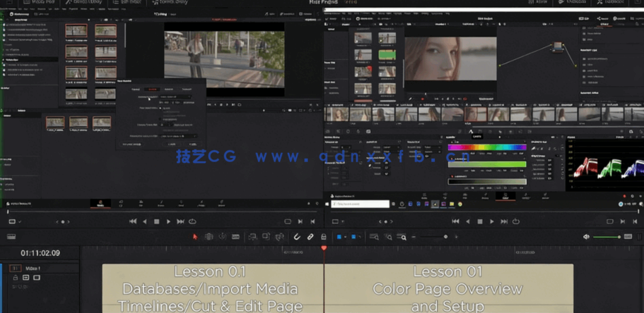 [DaVinci Resolve] DaVinci Resolve 16色彩分级从入门到精通视频教程(图4)