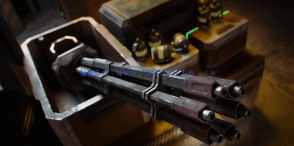 [建筑景观] 地下黑市赛博朋克战乱废土城市环境场景3D模型(图2)