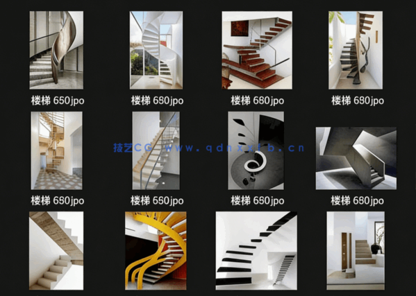 楼梯造型意向高清图集（1G，1168张）(图5)