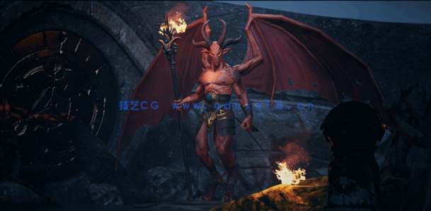 游戏恶魔概念艺术角色完整制作工作流程视频教程(图3)