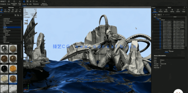 Zbrush邪恶海怪角色数字雕刻设计视频教程 (图4)