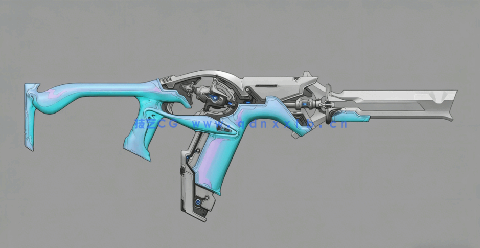 Zbrush与Blender概念艺术武器建模设计视频教程(图2)