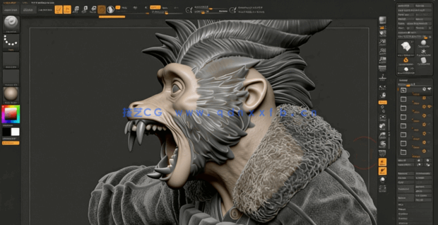 ZBrush 3D打印模型雕刻制作工作流程视频教程 (图2)
