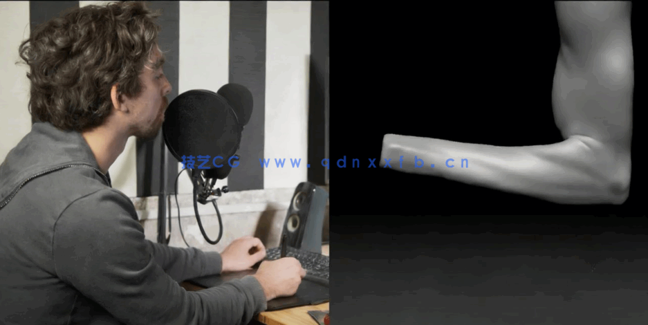 Zbrush人类身体解剖特征雕刻技术视频教程 (图5)