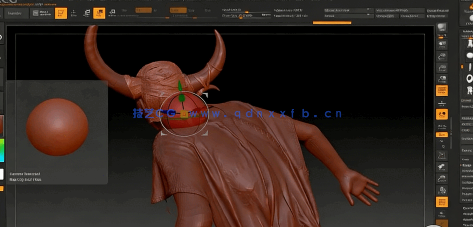 Zbrush逼真概念艺术游戏角色设计视频教程(图4)