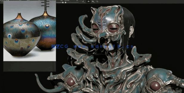 ZBrush极富想象力概念雕刻艺术大师级工作流视频教程 (图4)