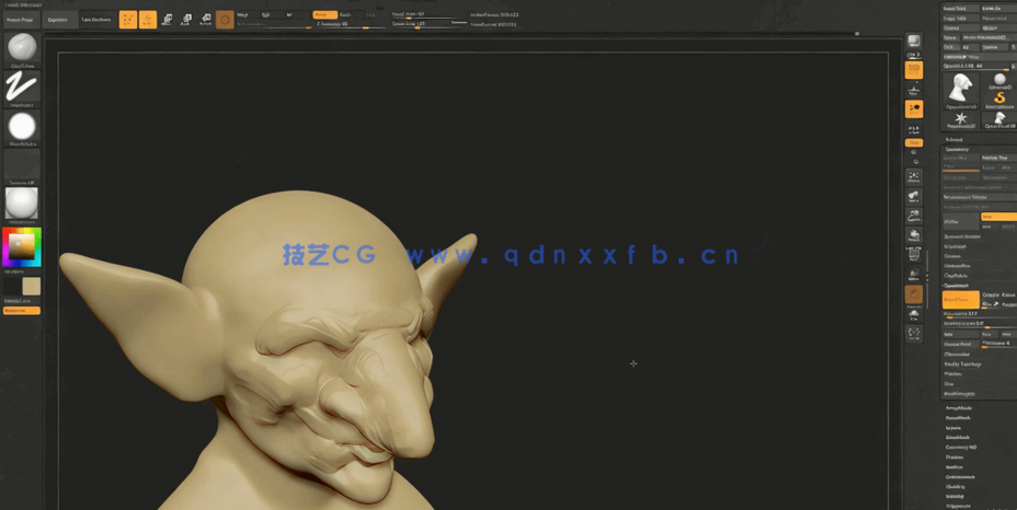 ZBrush角色身体解剖雕刻指南大师级视频教程 (图4)