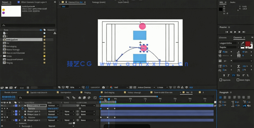  AE创建现代渐变液体动态图形工作流程视频教程(图3)