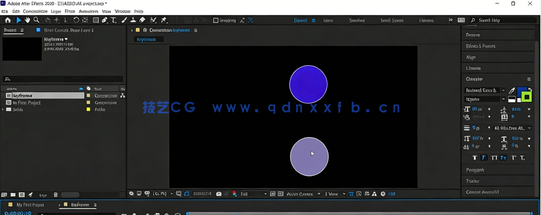 AE初学者后期合成动态视觉效果工作流程视频教程(图4)