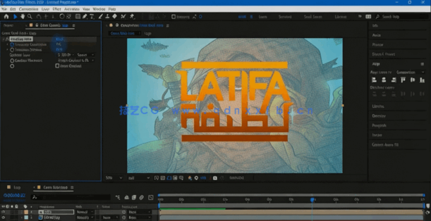 AE创建像素化彩色半色调漫画书效果动画工作流程视频教程(图6)
