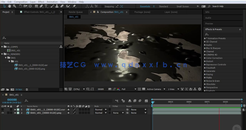 C4D+AE高级模拟油漆起泡风干掉皮布料撕裂教程 (图6)