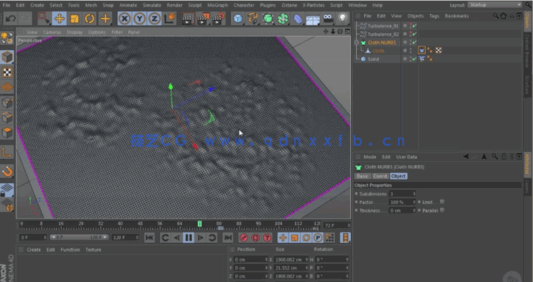 C4D+AE高级模拟油漆起泡风干掉皮布料撕裂教程 (图4)