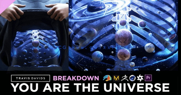 C4D+Octane渲染器创造人体宇宙科幻特效合成教程(图1)