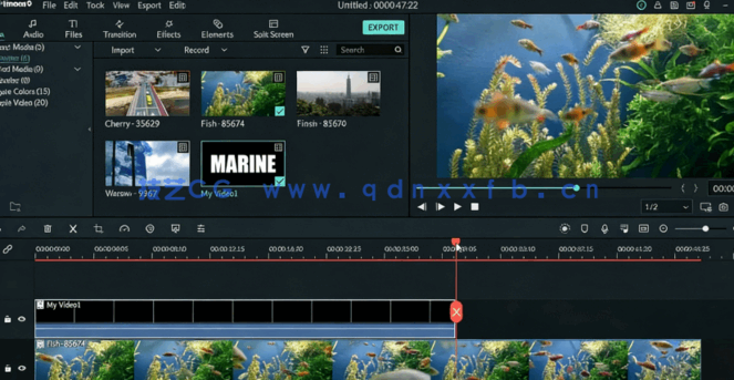 Filmora视频编辑专业技能训练视频教程(图1)