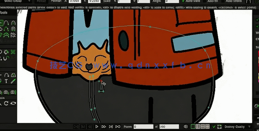 Moho Pro 绘制卡通人物身体全流程视频教程(图1)