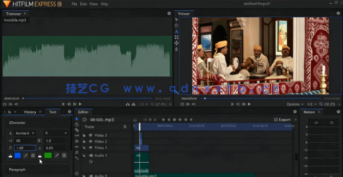 HitFilm视频编辑初学者入门训练视频教程(图1)