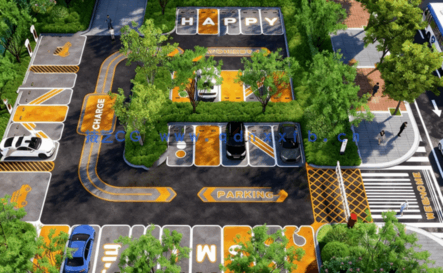 6套户外停车场景观CAD生态停车场CAD公共停车场CAD户外停车场效果图CAD户外停车场CAD(图3)