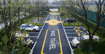 6套户外停车场景观CAD生态停车场CAD公共停车场CAD户外停车场效果图CAD户外停车场CAD(图5)