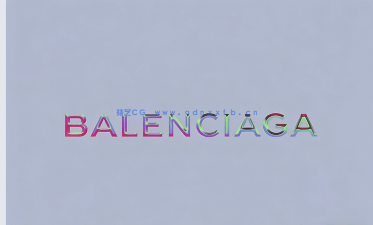 独特生动立体霓虹镀铬效果标志文字PSD模板(图3)