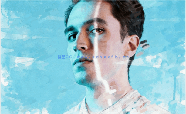 水彩画效果绘画人像场景艺术图像处理特效PS动作(图4)