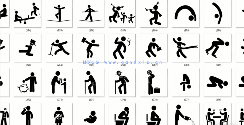 500款 创意人物图标(PNG+PSD)(图6)