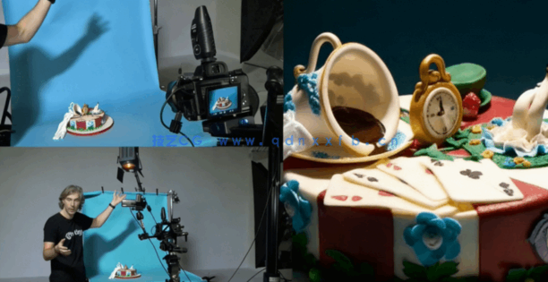 国外蛋糕食物商业摄影创意技能训练视频教程(图3)