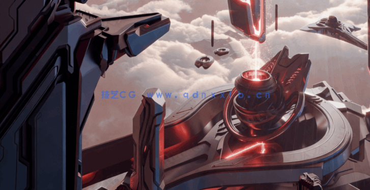 [建筑景观] 尖端科幻硬表面概念艺术建筑环境场景高精度3D模型(图5)