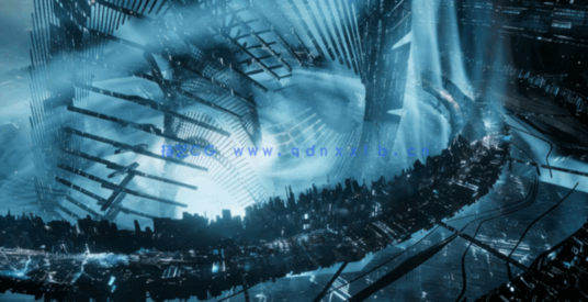 [建筑景观] 12组大型Blender科幻概念动画场景3D模型合集(图2)