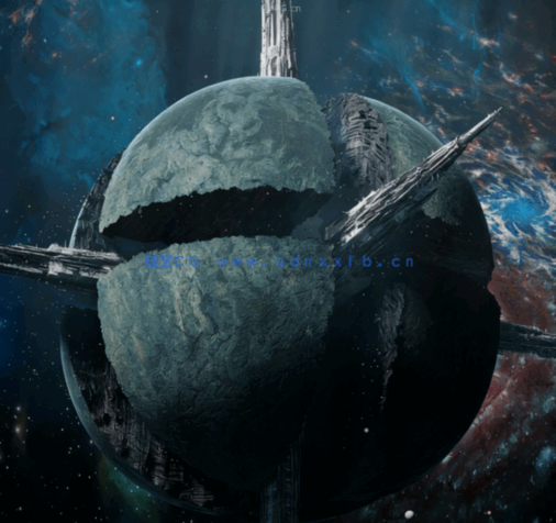 [建筑景观] 12组大型Blender科幻概念动画场景3D模型合集(图3)