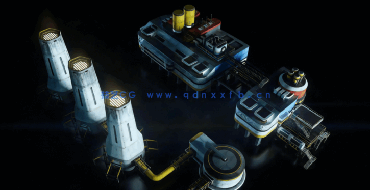 [建筑景观] 太空探索飞船外星基地环境场景3D模型合集(图6)