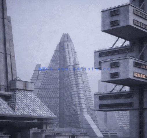 [建筑景观] 科幻乌托邦宏伟现代城市建筑景观3D模型合集 更新版(图4)