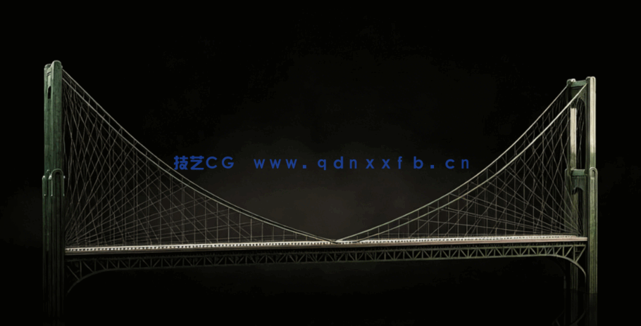 [建筑景观] 奢华富丽堂皇艺术感虚拟城市建筑环境场景3D模型(图5)