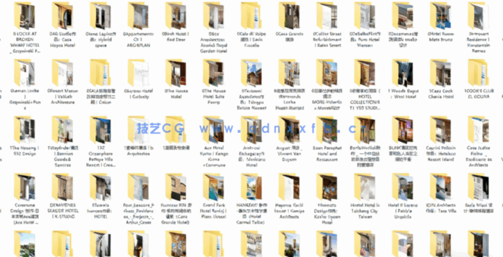 2022最TOP国外工装效果图图集(高清无水印大图) -酒店（116套）(图1)