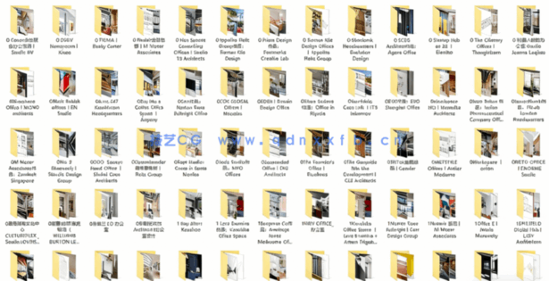 2022室内设计师资料库 国外工装篇 办公（126套）(图1)