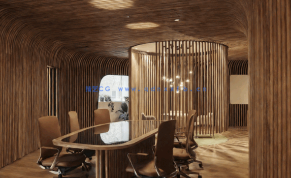 2022室内设计师资料库 国外工装篇 展厅(图3)