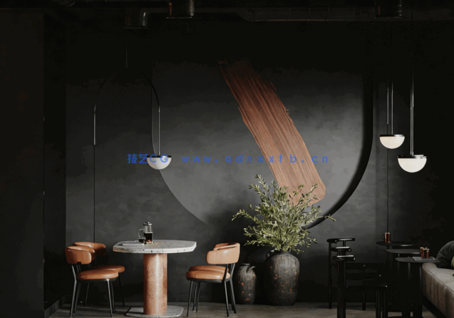 国外工装效果图图集(高清无水印大图) -咖啡馆（57套）(图3)