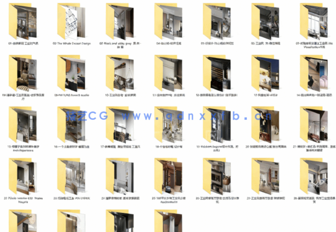 工业风实景效果图参考 32套(图1)