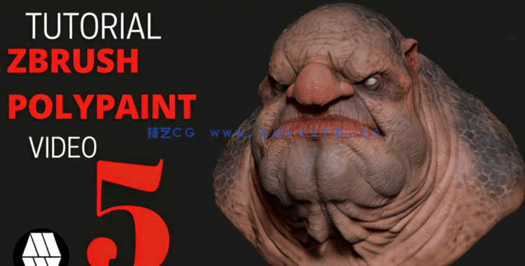 Zbrush巨魔半身像雕刻完整实例制作视频教程(图2)