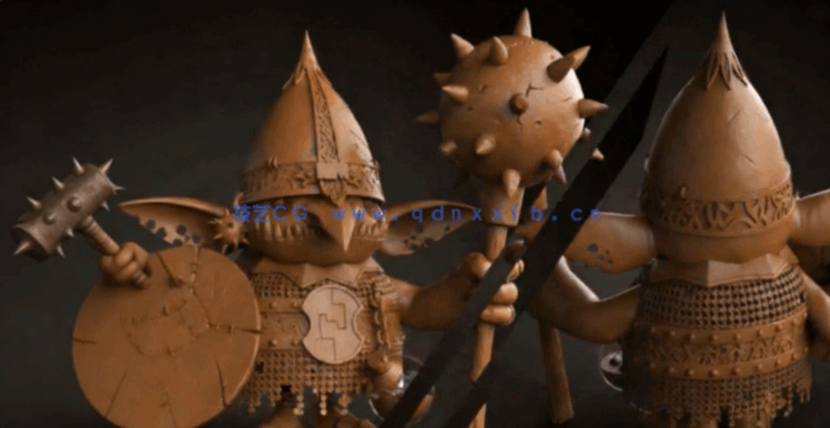 Zbrush逼真手榴弹雕刻艺术模型完整制作流程视频教程(图2)