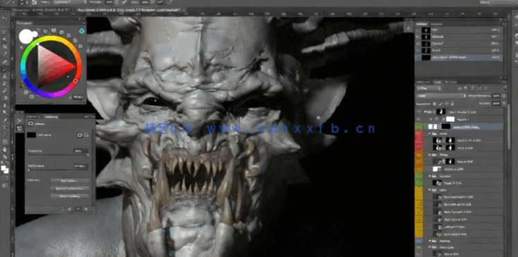 Zbrush数字雕刻高质量渲染技术训练视频教程 (图3)