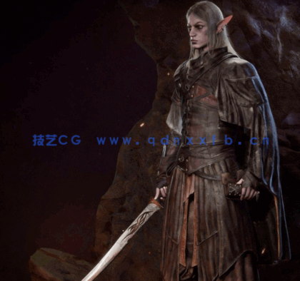 Zbrush精灵王游戏角色雕刻建模制作完整工作流程视频教程(图4)