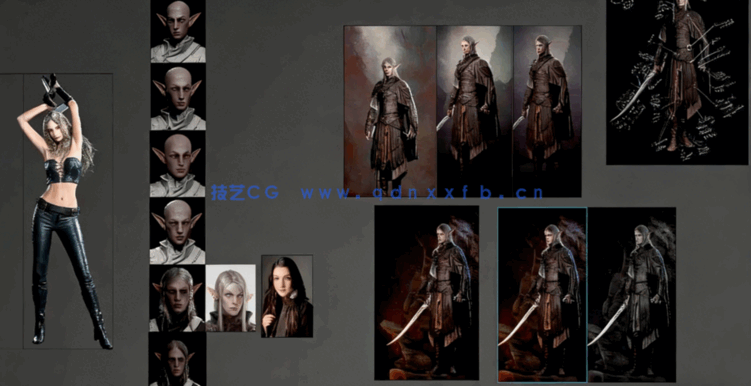 Zbrush精灵王游戏角色雕刻建模制作完整工作流程视频教程(图5)